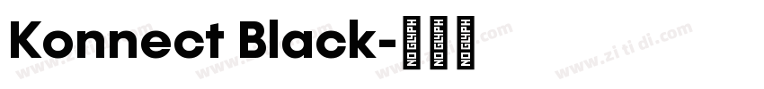 Konnect Black字体转换